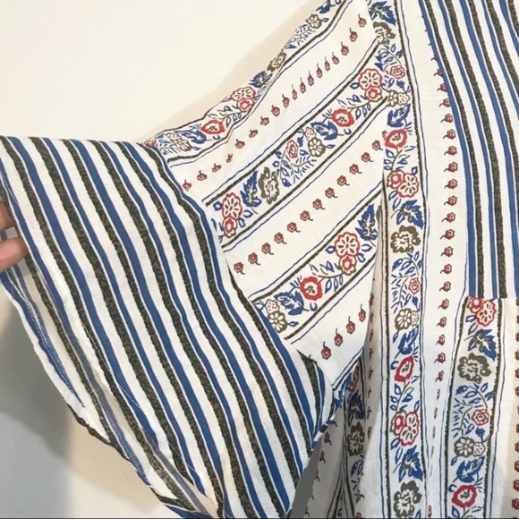 LOVE RICHE  Peasant Tassel Lace Up Top - Picture 8 of 13